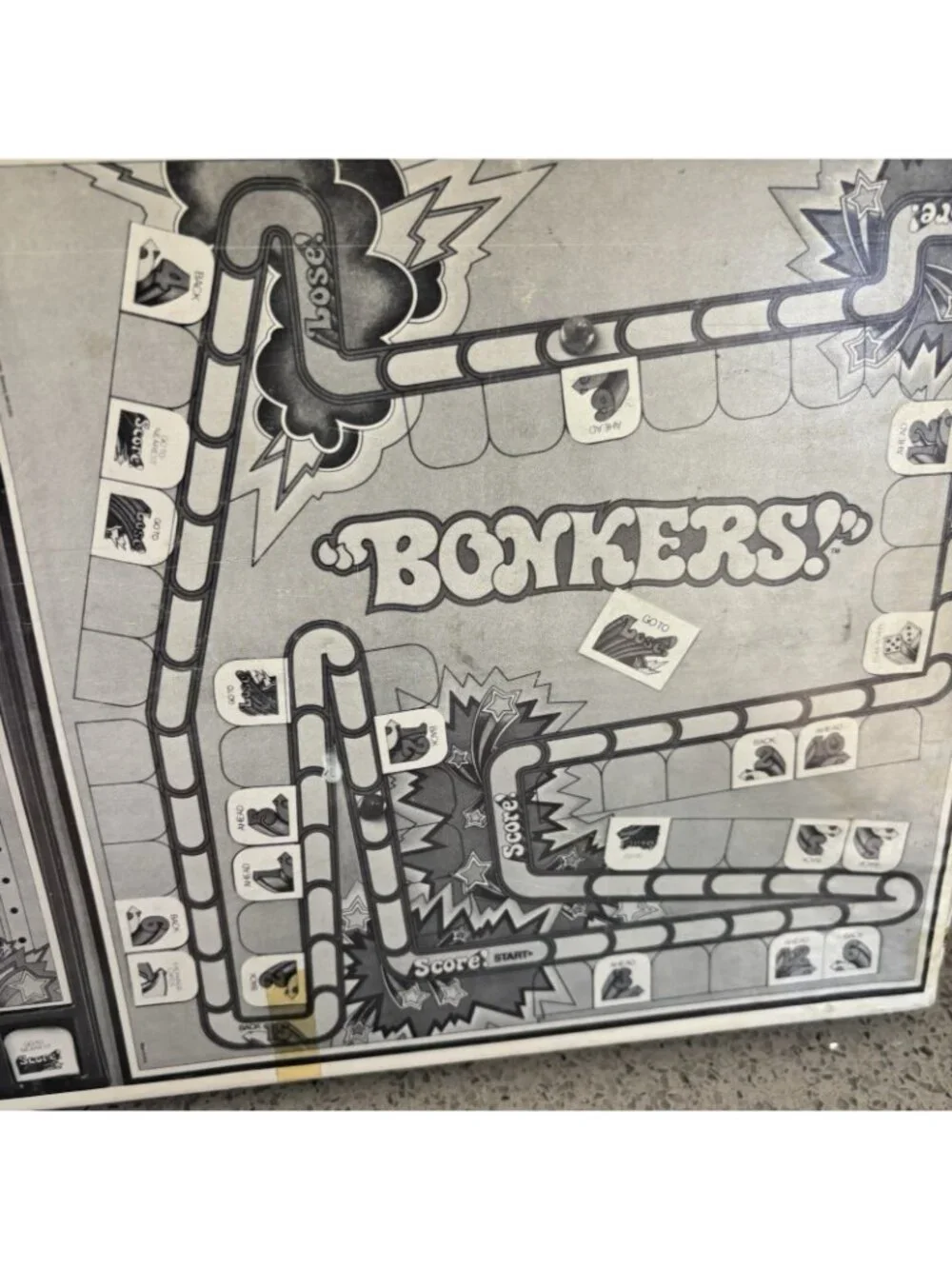 VINTAGE 1978 BONKERS COMPLETE BOARD GAME PARKER BROS #51 USA MADE 70s